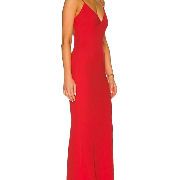 NWT Katie may Bambina Gown in Papaya - Picture 2 of 3